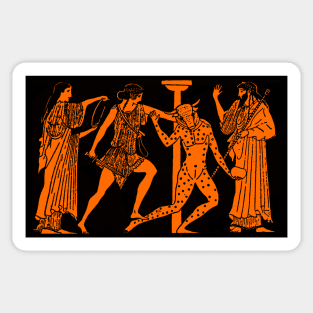 Theseus and the Minotaur Sticker